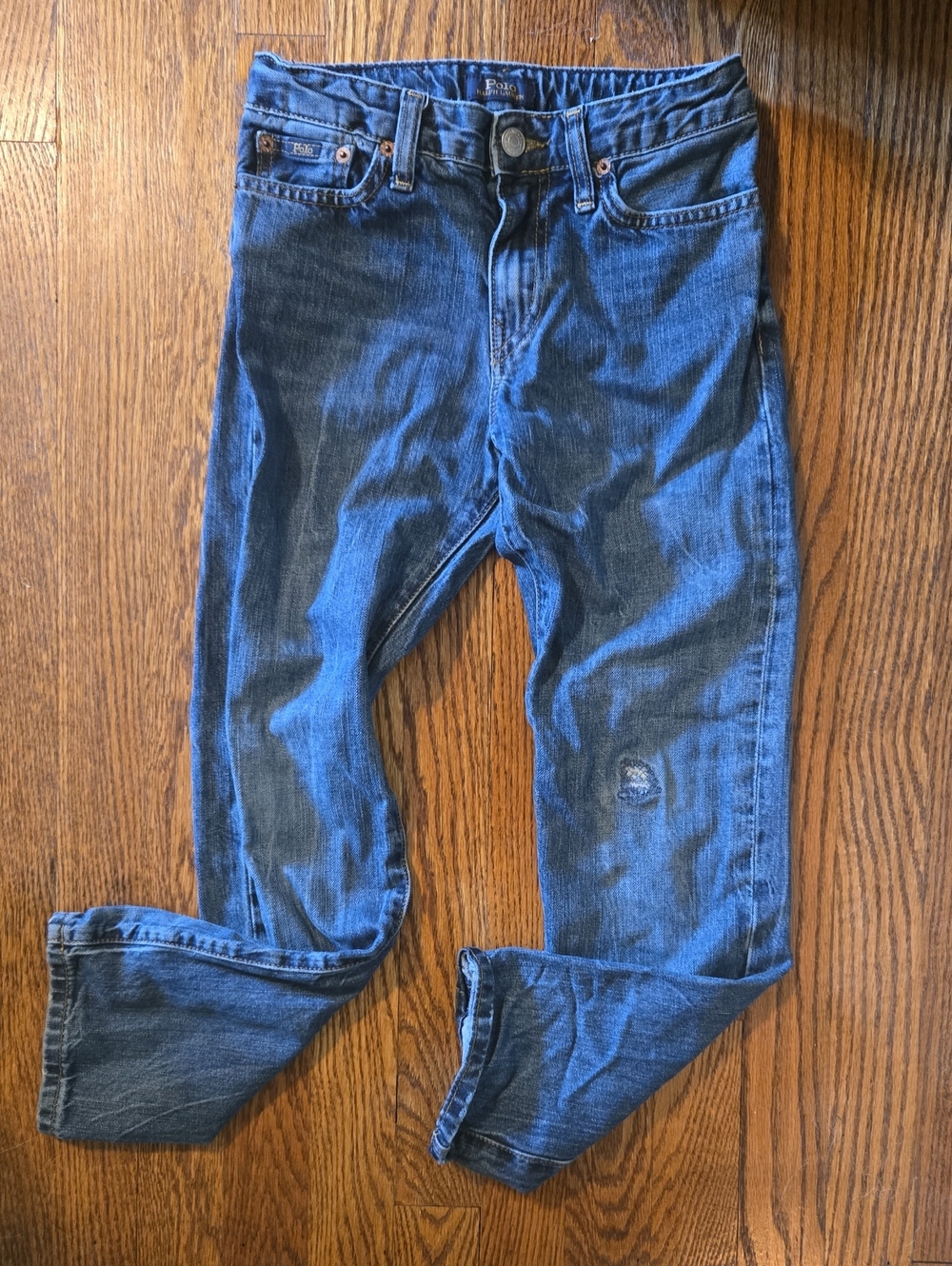 Ralph Lauren Boys Slim Straight Blue Denim Jeans